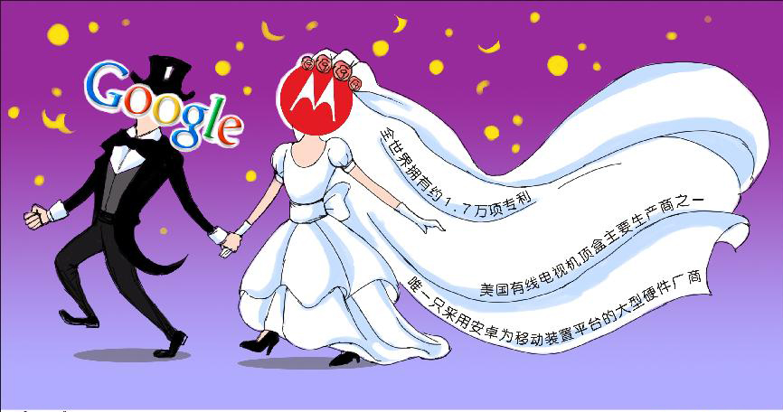 谷歌收購摩托羅拉手機業(yè)務(wù)